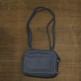 Multi Sac Faux Leather Shoulder Bag Square Dusty Blue One Size