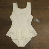 Vince Camuto Womens High Neck Skirted One Piece Swimsuit Ivory Off White 8