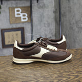 Universal Thread Skyler Jogger Sneakers Double Lace Low Top Brown Multi 7.5M