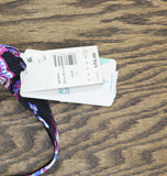 Swim Solutions Paisley-Print Crossover Tankini Swim Top Dancing Paisley Black 18