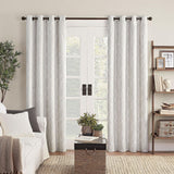 Eclipse Ambiance Blackout Grommet Top Single Curtain Panel White 50" x 95"