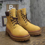 Wild Fable Womens Lace Up Faux Suede Combat Boots Tan Brown 7M