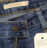 Levi's Womens 728 High Rise Zip Fly Wide Leg Jeans 94417114 Blue 32X32