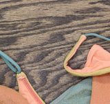 O'Neill Mirage Colorblocked Edgewater One-Piece Swimsuit Pink Multi Lurex 2XL