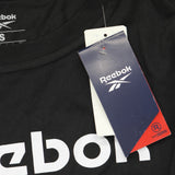 Reebok Womens Graphic Big Logo Tee HB2271 Black S
