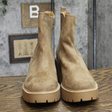 Universal Thread Crispin Chelsea Boots with Memory Foam Insole Tan Brown 8.5M