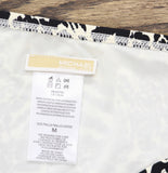 Michael Michael Kors Classic Printed Bikini Bottoms MM42142 Black Multi M