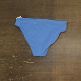 Bar III Womens Textured Shirred-Side Bikini Swim Bottom MBHW24550 Cobalt Blue M