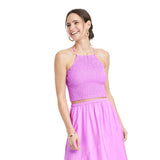 A New Day Womens Apron Tank Top 89947990 Purple L