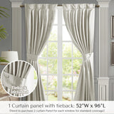 Croscill Satin Luxurious Light Filtering Curtain Window Panel White 52x96