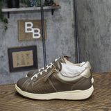 Earth Womens Netta Casual Low Top Lace Sneaker ETNETTA Gold Multi 7.5W