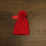 On 34th Womens Boxed Rib-Knit Beanie Gift MO1542501 Dark Red
