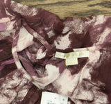 Cooper & Ella Plus Size Cold Shoulder with Cut Out Top Zephyr Purple Multi 3X