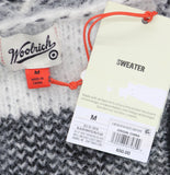 Woolrich X TGT Check Relaxed Button-Down V-Neck Cardigan Sweater Black / White M