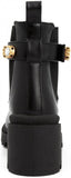 Sugar Favorite Mid Calf Chunky Heel Lace Up Fashion Boots Favorite Black 9M