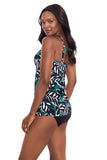 Miraclesuit Women's Underwire Adjustable Tankini Swim Top Palma Black / Multi 16