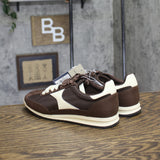 Universal Thread Skyler Jogger Sneakers Double Lace Low Top Brown Multi 8M