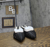 Franco Sarto Womens Strappy Marlina Mule Kitten Heels J3594S1 Black 6M