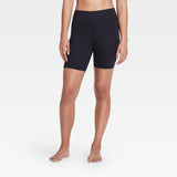 All In Motion Women's Contour Power Waist High-Rise Shorts 7" 77283399