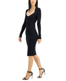 Donna Karan New York Women's Sweetheart Mini Ribbed Knit Dress D2GO8L72