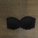 Simone Perele Womens Karma Underwire Strapless Plunge Bra 12V302 Black 32C