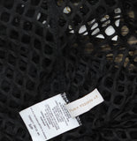 Becca Womens Castaway Island Fishnet Flower-Applique Cover-up Dress Black S