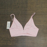 State Of Day Womens Bralette Knit 100198312 Heart Pink XS