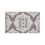 Better Trends Tufted Medallion Bath Rug BAME2134GRNA Gray / Natural Brown 21x34