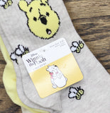 Disney 3-Pair Ankle Socks with Character Graphics 90611791 Gray Multi 4-10