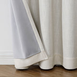 Max Blackout Grommet Blackout Single Curtain Panel Ivory Off White 50x120