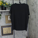 Preswick & Moore Knit Short Sleeve Tee Top Black 1X
