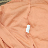 Ny Collection Womens Petites Textured V-Neck Shift Dress Tawny Orange PM