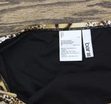 Bar III Womens Safari Fling Hipster Bikini Bottoms Natural Animal Brown M