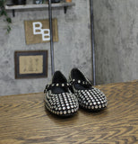 A New Day Womens Issa Rhinestone Mary Jane Ballet Flats 90870756 Black 7M