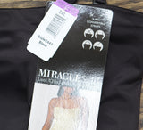 Miraclesuit Womens Firm Control Convertible Strapless Shaping Slip Black 2XL