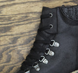 Cliffs By White Mountain Winter Hiking Boots Lace Up Bootie Black / Fabric 8.5M