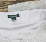 Wild Fable Womens Mid-Rise Wide Leg Holiday Sequin Pants 91904442 Gray S