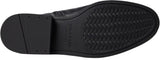 Cole Haan Black Padded River Block Heel Zip-Up Leather Booties Black Leather 8B