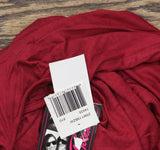 Trixxi Juniors Mock-Turtleneck A-Line Dress Red M