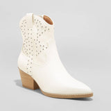 Universal Thread Women's Twyla Western Boots 87934158 Off White 8.5M