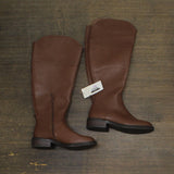 A New Day Sienna Wide Calf Tall Dress Boots with Memory Foam Insole Brown 6.5-WC