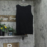 Kasper Womens Sleeveless Embroidered Sleeveless Top 10924833 Black XS