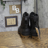 Universal Thread Womens Tiffani Boots Duck Rubber 94642632 Black / Brown 6M