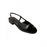 A New Day Womens Maxine Cap-toe Slingback Flats 90511222 Black 7M