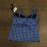 La Blanca Charmed Coast Tankini Swimsuit Top LB5SB86 Chambray Blue 14