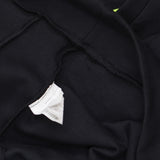 Under Armour Fit Highlighter Trim Athletic Sweatshirt Zip Pocket Black Multi L