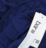 Bar III Womens Crepe Pull On Knit Jogger Trouser Pants 100143515 Navy Blue L