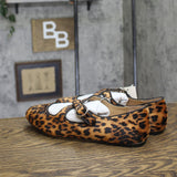 A New Day Womens Tasmin Leopard Flats 94568233 Leopard Brown 10M