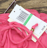 Miken Juniors Tiered Dress Swim Cover Up I9672P544 Hot Pink Lurex L