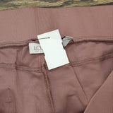 Logo By Lori Goldstein Supreme Ponte Crop Slim-Leg Pants Cherry Mocha Brown XL